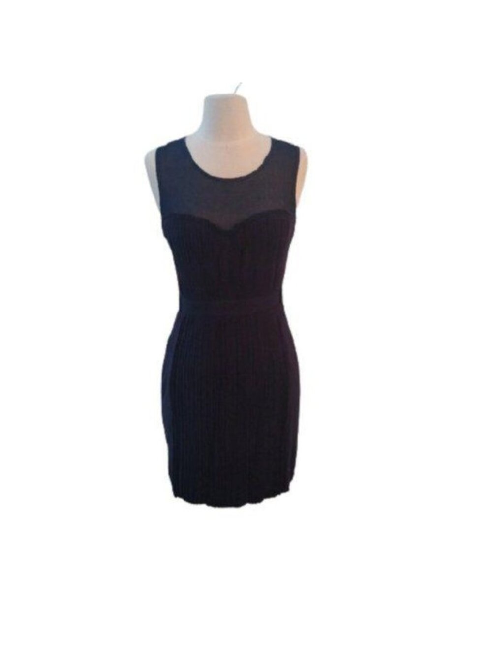 Theme Pleated Midnight Navy Juniors Dress, size Large